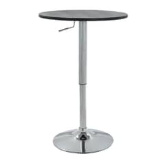 ARTIHOGAR - Mesa Bar de Altura Regulable 80 CM MDF Color Negro