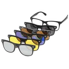 GENERICO - Lens opticos clip on 5 en 1 con iman 2308
