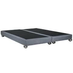 BLOCCARE - Base De Cama 2 plazas dividida Box 13 cm largo 190 cm con rueda Logo