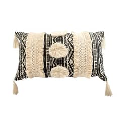 GENERICO - Cojín Estilo Boho Negro