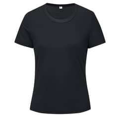 ANDESLAND OUTDOOR APPAREL - Polera DryFit Manga Corta Microperforada Deportiva Negro Mujer