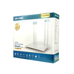 GENERICO - Router WIFI AC1200 Dual Band 1200MBPS High Gans 4 Antenas