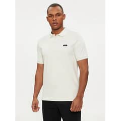 CALVIN KLEIN - Polo Stretch Slim Blanco