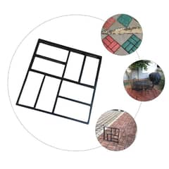 CRUSEC - Molde Para Cemento Construcción Baldosas Decoración 40cm - Cuadrada