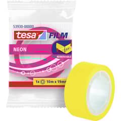 TESA - Cinta adhesiva tesafilm Neón 19mm x 10mts Color aleatorio