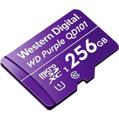 WESTERN DIGITAL - Memoria Micro Sd 256gb Videovigilanci Purple