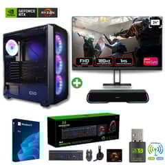 AMD CORP - Pc Gamer AMD Ryzen 5 5600 - 16GB - RTX 4060 - 1TB (Parlante + Monitor 24") P1