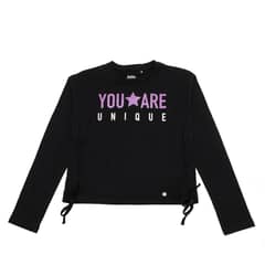 BUBBLE GUMMERS - Polera Manga Larga Niña Bubblegummers Lilly Negro