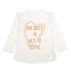 BUBBLE GUMMERS - Polera Manga Larga Niña Bubblegummers Pia Crema Teens