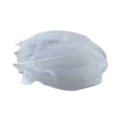GENERICO - Plumas manualidades blancas 10grs