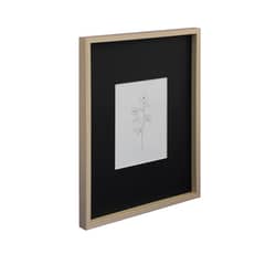 VGO - Marco de madera Café con paspartú 15x20 sin paspartú 30x40