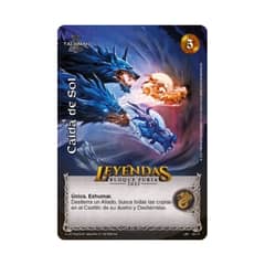 MITOS Y LEYENDAS - Carta Promo Caida de Sol Leyendas Bloque Furia 2023