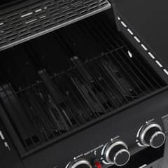 AMERICAN GRILL - Parrilla a Gas 3 Quemadores Kansas Black