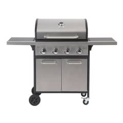 AMERICAN GRILL - Parrilla a Gas Oregon 4 Quemadores Inox