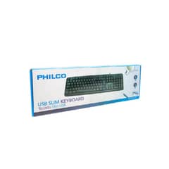 PHILCO - Teclado computador Slim USB Keyboard PB-B6