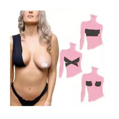 IDEAL FEMIDOM - Cinta Modeladora Levanta Busto Boob Tape de 5m + 5 Cubre Pezón