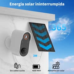 AIZO - Cámara De Seguridad Camera Wifi Exterior Con Solar Interfono