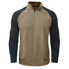 BLWOENS - Polera de manga larga para hombres en primavera y otoño - Beige