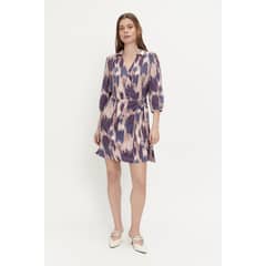 ASH - Vestido Corto Morado Mujer