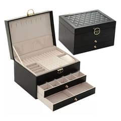 EVEREEN - Joyero Caja De Joya Dos Capas Tipo Maleta Organizador Joyas-