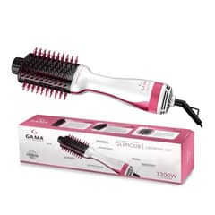 GAMA - Cepillo Secador Modelador Y Voluminizador Glamour Pink