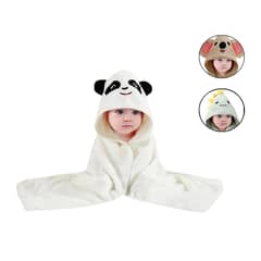 BABYMINE - Toalla Para Bebé Con Capucha Oso Panda -
