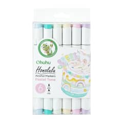 OHUHU - PACK 6 MARCADORES HONOLULU TONOS PASTEL