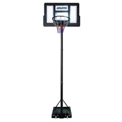 ATLETIS - Aro de Básquetball Ajustable 135m a 305m Negro