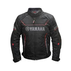 YAMAHA - Chaqueta Manitoba Hombre Winter Negro Rojo