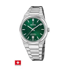 FESTINA SWISS - Reloj F20051/5 Verde Hombre Rive Collection