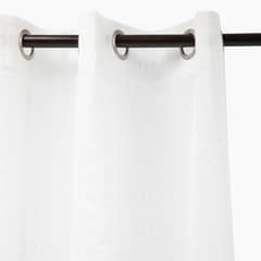 ZAHR - SET DE 2 CORTINA VISILLO ARGO BLANCO