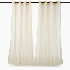 ZAHR - SET DE 2 CORTINA VISILLO ARGO CREMA