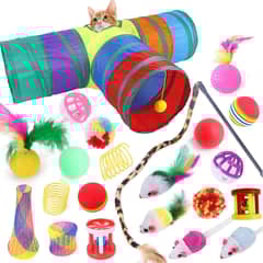 COREJOY - 20 pack Juguetes Para Gatos Juego Tubo