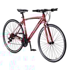 GENERICO - Bicicleta Ares Rojo Urbana