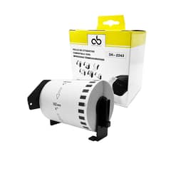 CELLBOX - Rollo + Soporte Etiqueta Continua DK 2243 - 102mm x 30.48m