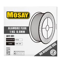 MOSAY - Soldadura Alambre Mig Flux 09mm 1kg USO SIN GAS