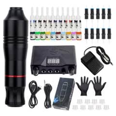 GENERICO - Kit De Tatuaje Inalámbrico Pen Rotativa Mas Accesorios