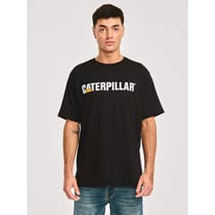 CAT - Polera Manga Corta Hombre Caterpillar LogoNegro