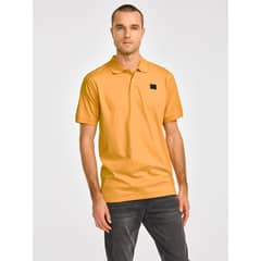 CAT - Polera Polo Hombre Logo Jersey Polo Amarillo