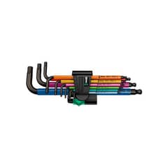 WERA - Juego de llaves Hexagonales Métricas Hex Plus Multicolour 1 950/9
