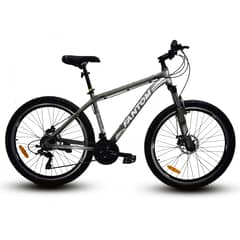 FANTOM - Bicicleta 27.5 MTB Aluminio Disc SH Gris/Blanco