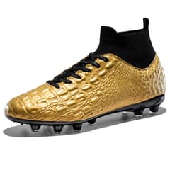 BLWOENS - Zapatilla de fútbol AG para hombres mujers Zapatos - Amarillo