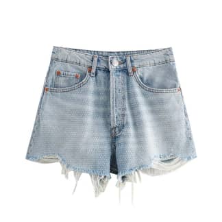 BLWOENS - Pantalones cortos vaqueros de verano para mujeres - Azul