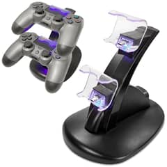 DBLUE - Cargador Dual Ultra Rápido Compatible Con Cable Ps4 1000mA