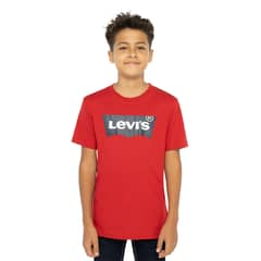 LEVIS - Polera Niño Batwing Manga Corta Roja