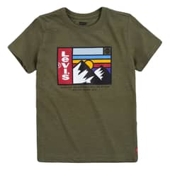 LEVIS - Polera Niño Manga Corta Verde