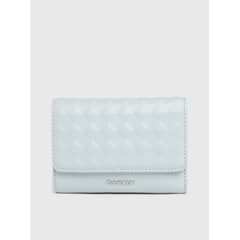 CALVIN KLEIN - Billetera Calvin Mini Quilt Azul
