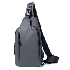 DANWEILE - Mochila Bandolera deportiva informal impermeable - Negro
