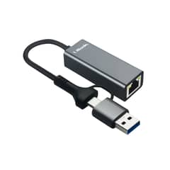 UTEK - Adaptador USB C a RJ45 Gigabit 101001000 UT-GBUSBC