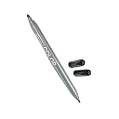 ARTEL - Marcador De Tela Negro Doble Punta